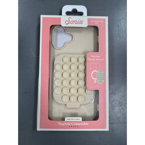 New Sonix Apple iPhone 16 Plus Suction Case with MagSafe - Linen - Picture 1 of 2